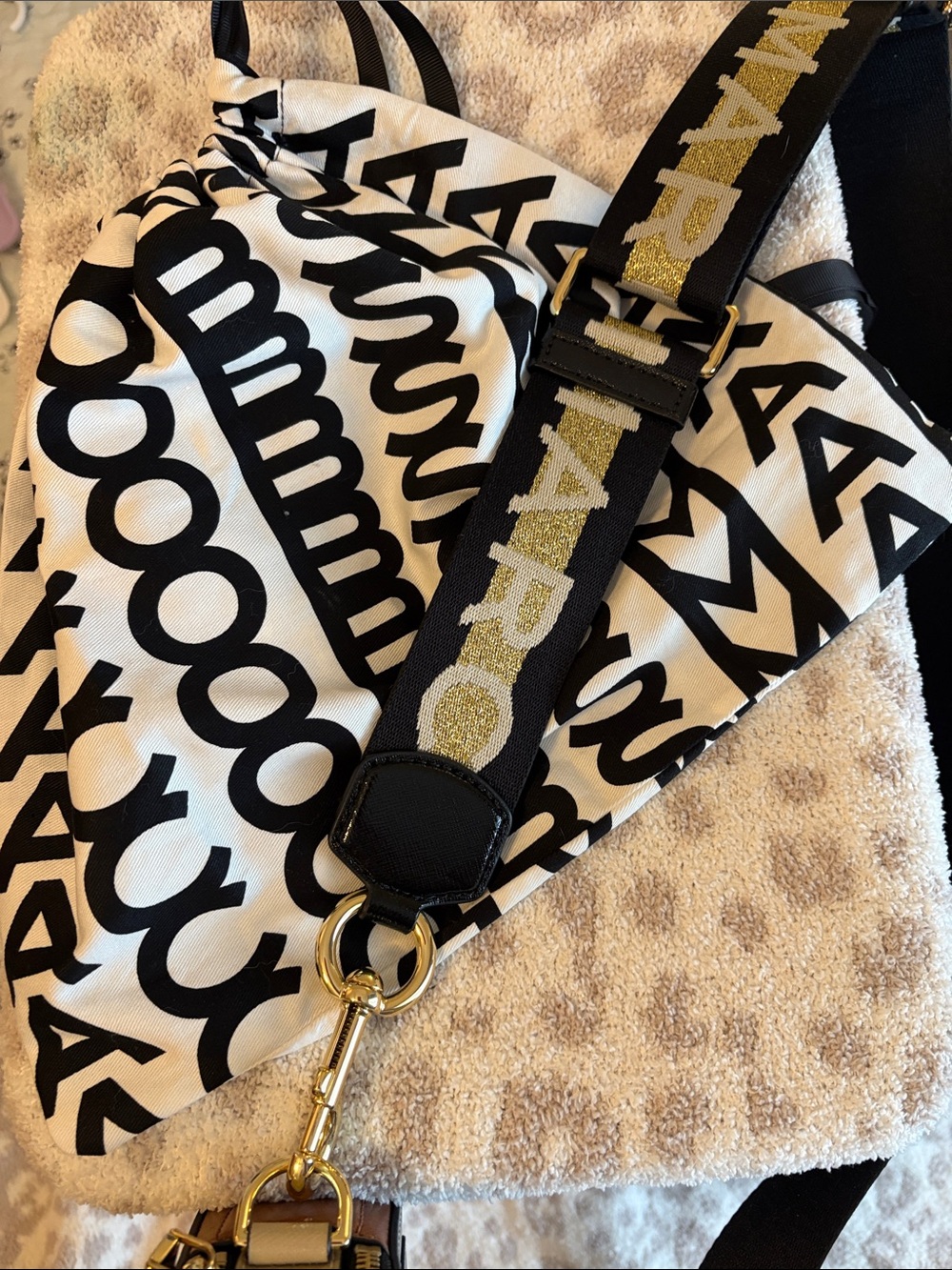 Marc Jacobs Snapshot Camera Bag - French Grey/Multi w/gold hardware & dust bag. - Picture 4 of 10
